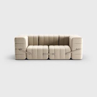 Curt-Set 7 - e.g. Flexibele 2-zitter - Jet - Grijs | Beige