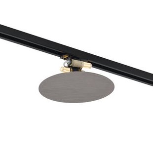 QAZQA Moderne plafondlamp gunmetal voor railsysteem 1-fase 2-lichts -