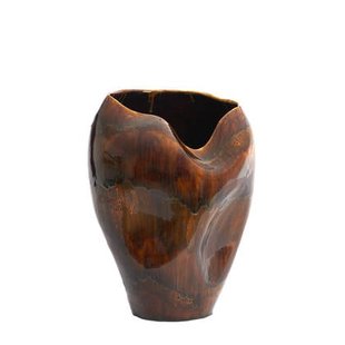 Light & Living - Vaas AZURA - 39x37x53 cm - Bruin