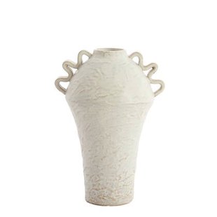 Light & Living - Vaas VOLCA - 25x20x35 cm - Wit