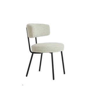 Light & Living - Eetkamerstoel HARVIE - Wit - Set van 2