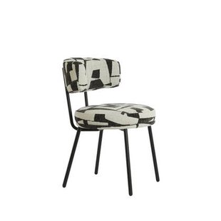 Light & Living - Eetkamerstoel HARVIE - Wit - Set van 2