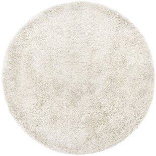 MUST Living Carpet Crown round medium,Ø200 cm, ivory, 100% Polyester