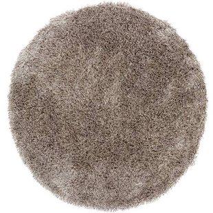 MUST Living Carpet Crown round medium,Ø200 cm, Brown, 100% Polyester