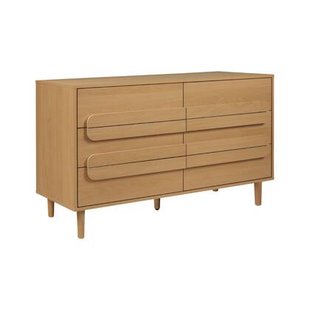 sweeek - Vintage ladekast houtdecor 6 laden