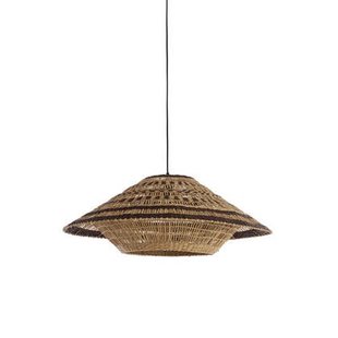 Light & Living - Hanglamp OWANA - Ø80x30 cm - Bruin