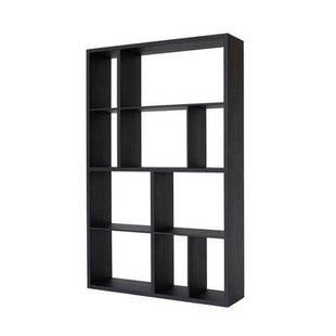 MINT Furniture KAST M, 112 x 30 x 179 cm, Zwart gebeitst eiken