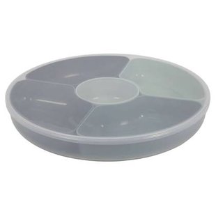 Cookinglife Snackbak Rond Ø 31 cm - met 5 losse bakjes