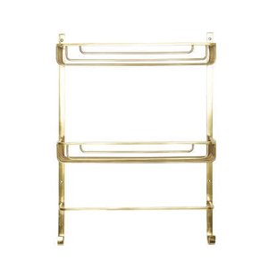 Signature - Wandplank met 2 niveaus - H56 cm - Goud