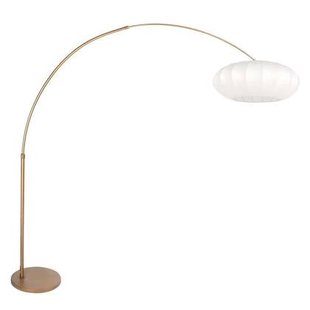 Steinhauer - vloerlamp - Sparkled Light - brons wit - metaal stof -