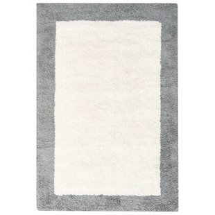 Beliani - KABRI - Badmat - Beige|Grijs - 60 x 90 cm - Katoen