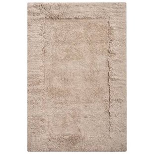 Beliani - BABAIL - Badmat - Lichtbruin - 60 x 90 cm - Katoen