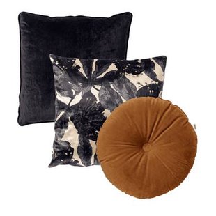 KUSSENSET - 3-delig - Mosi - 45x45 cm, Ø40 cm - sierkussens met vullin