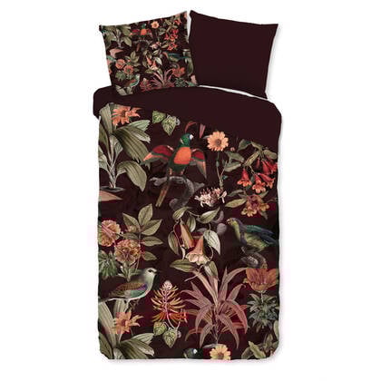 Pure Dekbedovertrek Micropercal Elmira - bordeaux