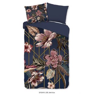 Pure Dekbedovertrek Micropercal Jos - dark blue