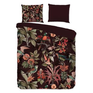 Pure Dekbedovertrek Micropercal Elmira - bordeaux