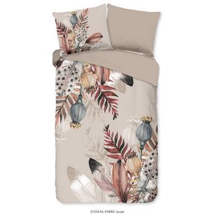 Pure Dekbedovertrek Micropercal Famm - taupe