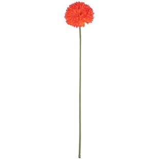 J-Line bloem Chrysant - kunststof - oranje