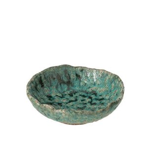 J-Line plateau Decoratief Naga - keramiek - azuur|bruin - me