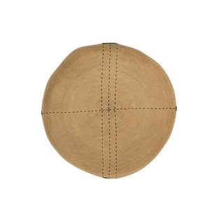 J-Line wanddecoratie Plateau Stippellijnen - zeegras - natur