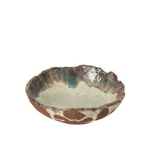 J-Line plateau Decoratief Naga - keramiek - roest|bruin - me