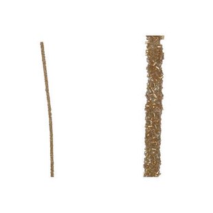 J-Line decoratie tak Bepareld - kunststof - goud