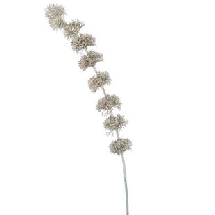 J-Line decoratie Tak - kunststof - lichtgroen - 12 stuks