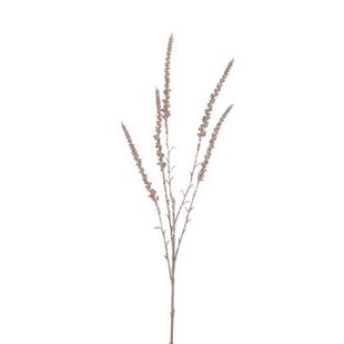 J-Line decoratie Tak Astible 5 Delig - kunststof - roze - 24 stuks