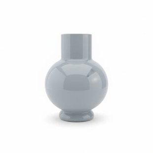 Vaas Deborah Grijs - Glas - 17x22x17cm (BxHxD)