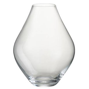 J-Line vaas Abby - glas - transparant - large - 28 cm hoog