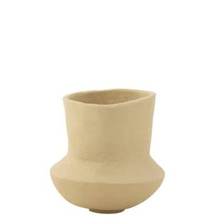 J-Line bloempot Archaic - papier - naturel - small - Ø 40 cm