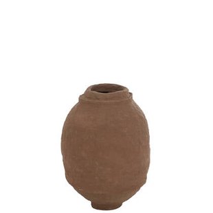 J-Line vaas - papier mache - bruin - medium - 59 cm hoog