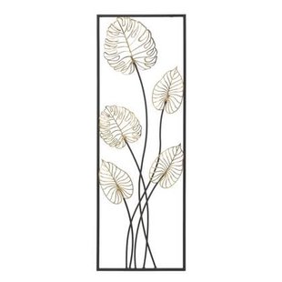 3D decoratief paneel in veelkleurig metaal 31x2,5x90 cm