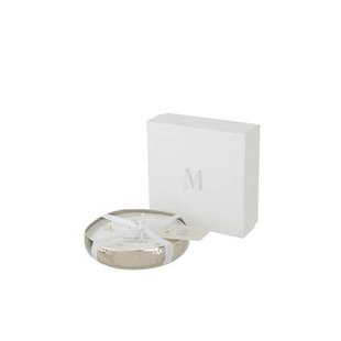 J-Line geurkaars M-Chic - metaal - zilver - medium - 21U