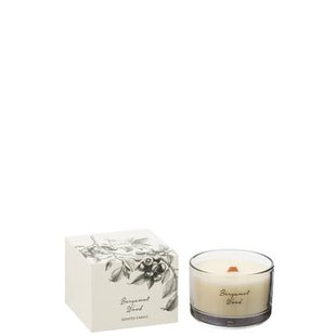 J-Line geurkaars Bergamot Hout - small - 50U