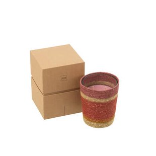 J-Line geurkaars Mand - bordeaux - medium - 55U