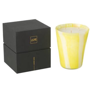 J-Line geurkaars Noa Strepen - geel - large - 95U