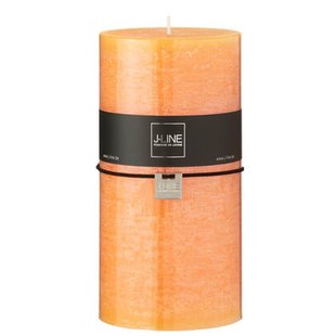J-Line cilinderkaars - lichtoranje - XXL - 150U