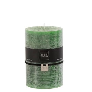 J-Line cilinderkaars - lichtgroen - XL - 95U - 6 stuks
