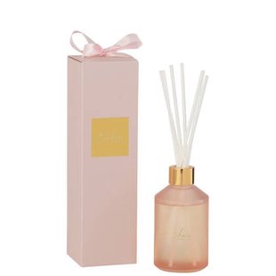 J-Line geurolie Bonheur - Sapphire Amber Tea - roze - 200ml