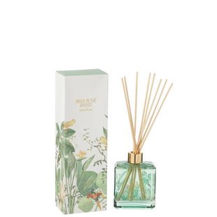 J-Line geurolie + stokjes Walk In The Woods - Evergreen & Si