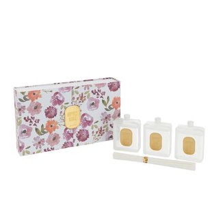 J-Line geurolie + stokjes Happiness Blooms - Mimosa & Rose -