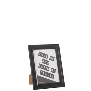 J-Line fotolijst Bob - mdf - zwart - medium