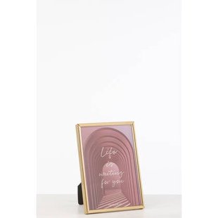 J-Line fotolijst Tracy - metaal - goud blinkend - medium