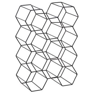 Beliani - TRALEE - Wijnrek - Zwart - IJzer