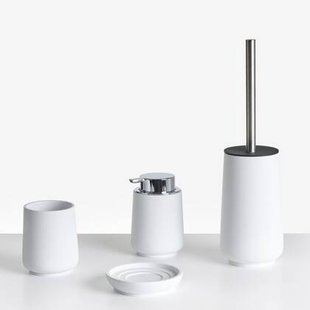 Beliani - SUCHES - Badkameraccessoireset - Wit - Polyresin