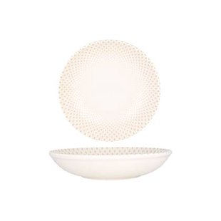 Rinart Diep bord - Punto - Porselein - 23 cm (900cc) - set van 6