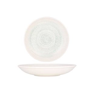 ID Fine Diep bord - Glacier - Porselein - 25 cm (1140cc) - set van 6