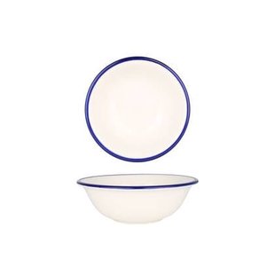 Rinart Kommetje - Blue Edge - Porselein - 16 cm (400cc) - set van 6