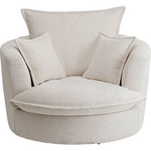 Draaifauteuil Joy creme Kare Design